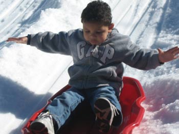 Newport Dunes Snow Day 2006