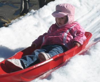 Newport Dunes Snow Day 2006