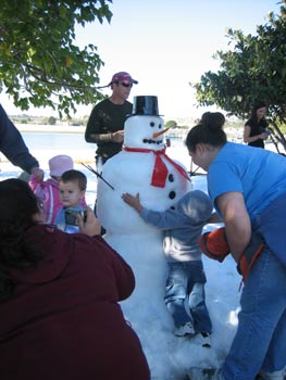 Newport Dunes Snow Day 2006