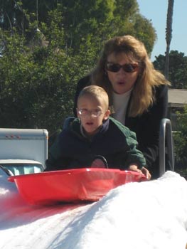 Newport Dunes Snow Day 2006