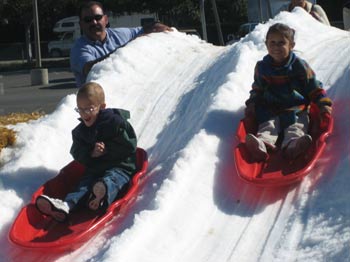 Newport Dunes Snow Day 2006