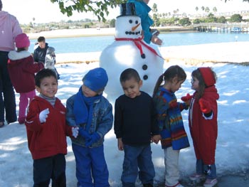 Newport Dunes Snow Day 2006