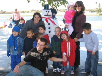 Newport Dunes Snow Day 2006